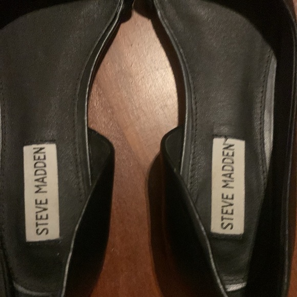 Steve Madden cute black flats SZ 6.5 - Picture 2 of 4